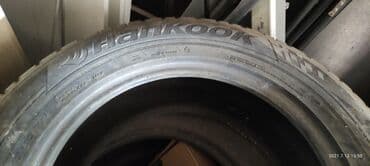 шины на сапок бу: Шины 255 / 60 / R 18, Лето, Б/у, Комплект, Hankook — 1