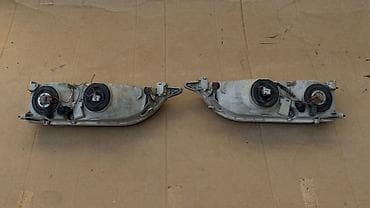 передний: Комплект передних фар Toyota 1998 г., Б/у, Оригинал, Япония — 3