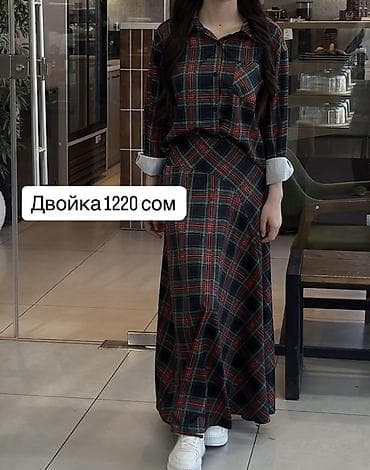 Продаю шикарные двойки😍 Женская одежда 1) Костюм-двойка в клетку –