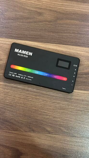 света диот: RGB панель MAMEN RGB светодиодный накамерный свет, сможет обеспечить — 1