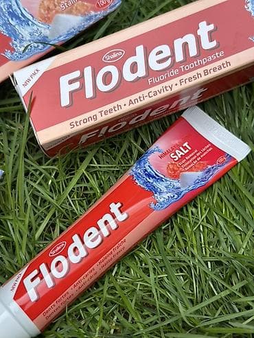 щётка для снега: Зубная паста Flodent (фторсодержащая), ассортимент вкусов и формул: - — 4