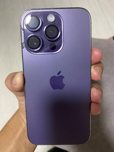 IPhone 14 Pro, Б/у, 128 ГБ, Deep Purple, 85 % at lalafo.kg IPhone 14 Pro, Б/у, 128 ГБ, Deep Purple, 85 %