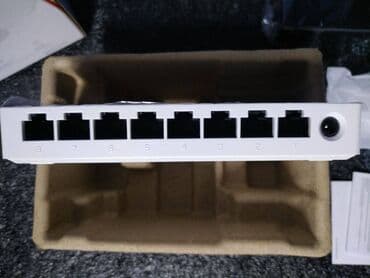 Мониторлор: HUB Switch HIKVISION DS-3E0508D-E 8-port 10/100/1000Mbps Новый Цена — 5