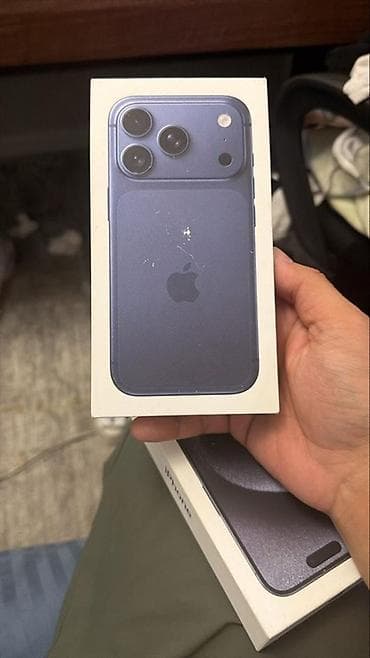 iphone 11pri: IPhone 17 Pro, Б/у, 256 ГБ, Синий, Коробка, 100 % — 1