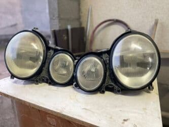 купить кровать бу: Комплект передних фар Mercedes-Benz 2000 г., Б/у, Оригинал, Германия — 1