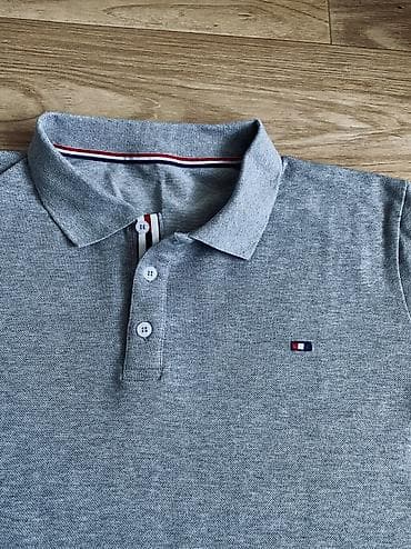 Футболки: Мужской батник от бренда TOMMY HILFIGER в отличном состоянии и — 2