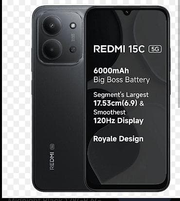 redmi 15 с: Смартфон Redmi 15C 5G - Экран 6.9" (17.53 см), частота обновления 120 — 1