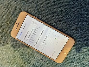 айфон 7 с: IPhone 8, 64 ГБ, цвет Gold - Touch рабочий - True Tone есть - Акб — 7