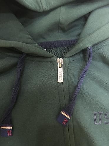 Шорты: Худи на молнии U.S. Polo Assn. - Цвет: темно‑зелёный - Размер: S — 2