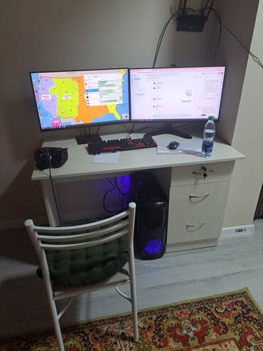 пк готовый: Компьютер, ядер - 16, ОЗУ 16 ГБ, Для работы, учебы, Б/у, AMD A12, AMD Radeon RX 550 / 550X / 560X, NVMe — 2