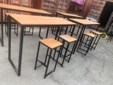 купить столы и стулья для кафе: Стол и стул для кафе, Новый, Платная доставка, Самовывоз — 9