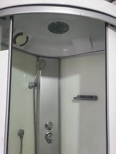 гирлянда бу: Душевая кабина Полукруглая, Покрытие: Матовое — 4