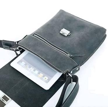 Классические сумки: Классическая сумка, Материал: Натуральная кожа, Регулируемый ремень, Мужские, Новый — 6