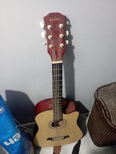 Акустическая гитара Aisheng, шестиструнная, форма корпуса с вырезом