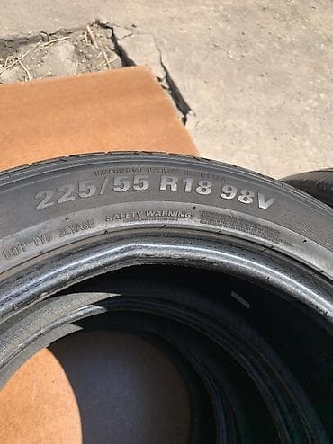 Транспорт: Шины 225 / 55 / R 18, Лето, Б/у, Комплект, Легковые, Корея, Kumho — 5