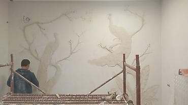 спальни: Объемная настенная лепнина и барельефы на заказ - Авторские 3D-панно — 2