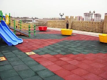 ковры резиновые: Резиновая плитка для детских и спортивных площадок - Назначение — 4