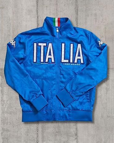 italia: Олимпийка, Kappa, На молнии, Италия, M — 1