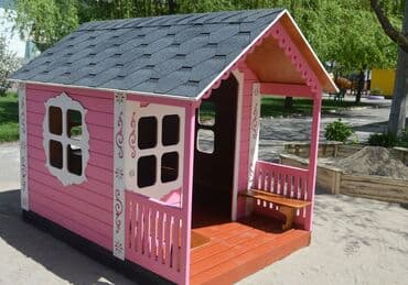 детские домики бишкек: Детский домик. Домик для Барби. Домик из дерева. Детский игровой — 1
