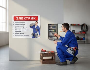 квартиры в бишкеке на долгий срок: Электрик | Электр шаймандарын демонтаждоо, Видеокөзөмөлүн монтаждоо, Өчүргүчтөрдү монтаждоо 6 жылдан ашык тажрыйба — 1