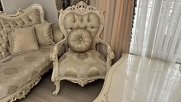 Үй жана бакча: Зал үчүн гарнитур, Журнал үстөлү, Отургуч, Кресло — 4