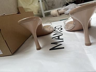 mango 36: Сабо, 40, Mango, Новый, цвет - Бежевый, Самовывоз, Платная доставка — 3