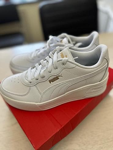 ботильоны 38: Кроссовки, 38.5, Puma, Новый, цвет - Белый, Самовывоз — 2