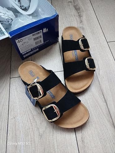 обувь 38 39: Босоножки, 40, Birkenstock, Новый, цвет - Черный, Самовывоз — 8