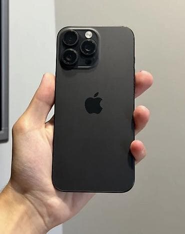 IPhone 16 Pro Max, Б/у, 512 ГБ, Черный, Защитное стекло, Чехол at lalafo.kg IPhone 16 Pro Max, Б/у, 512 ГБ, Черный, Защитное стекло, Чехол