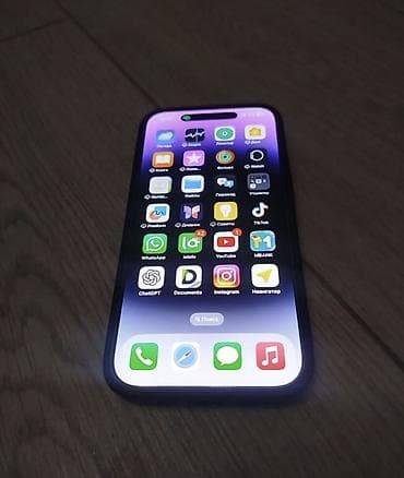 iphone 8 plys: IPhone 14 Pro, 256 ГБ, Deep Purple, Коробка, 75 % — 1