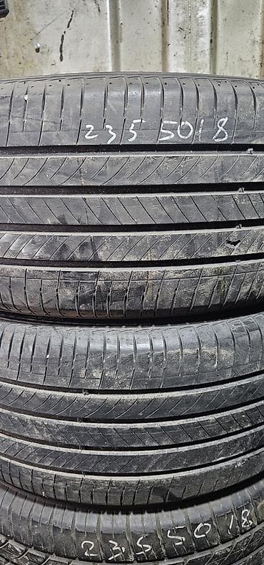 6300: Шины 235 / 50 / R 18, Лето, Б/у, Пара, Легковые, Корея, Hankook — 1