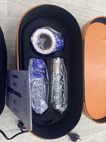 термозащита для волос: Мультистайлер Dyson, Титаново-керамическое, До 180 °С, Круглая щетка — 5