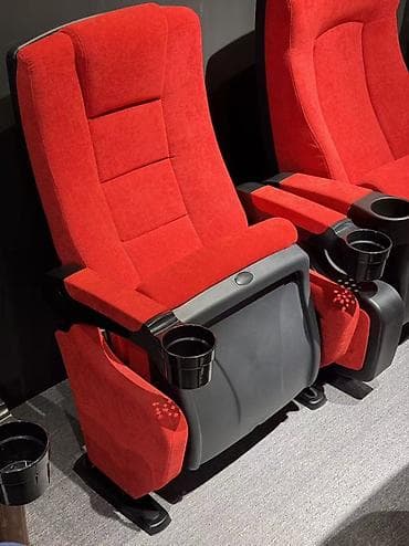 Массажные кресла: Кресло для кинозала/аудитории с подстаканниками и аудио-опцией - Тип — 10