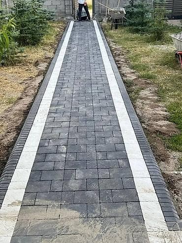 Үй жана бакча: Тротуардык плитка, Квадраттык, Бетондон, Короо учун, Жаңы — 8