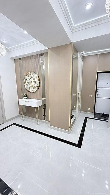 ню сити: 3 комнаты, 80 м², Асанбай мкр Элитка, 10 этаж, Дизайнерский ремонт — 7