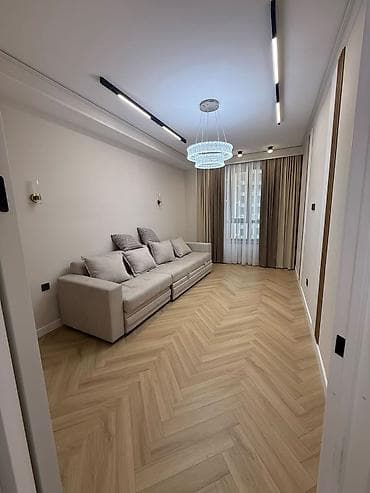 германская: 1 комната, 44 м², Асанбай мкр Элитка, 6 этаж, Дизайнерский ремонт — 6