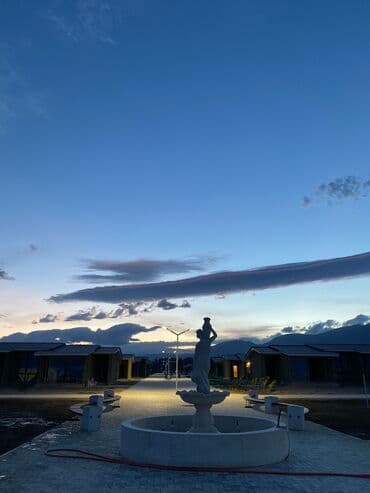 снять дом на природе: Коттедж, Palm Beach ЦО Palm Beach, Чок-Тал, Детская площадка, Парковка, стоянка, Охраняемая территория — 9