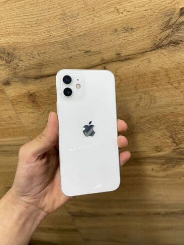 стационарный телефон с сим картой: IPhone 12, 128 ГБ, Белый — 1