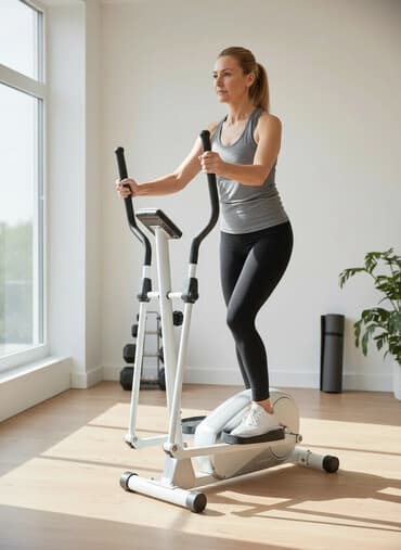 купить бу эллиптический тренажер: Продается в хорошем состоянии, самовызов брали домой не понадобился — 1