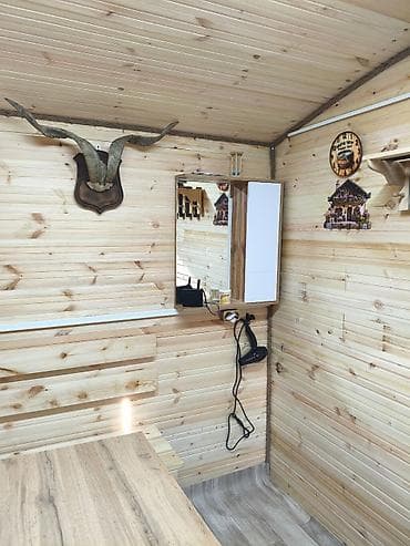 мобильная баня: Семейная баня стоимость часа 1000 сом до трёх человек, жил массив — 3