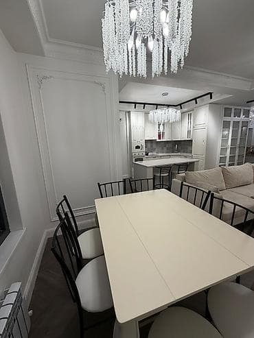 жк немецкий квартал: 3 комнаты, 104 м², Асанбай мкр Элитка, 12 этаж, Дизайнерский ремонт — 2
