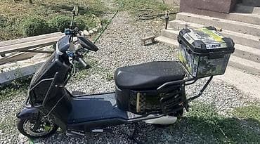 Электроскутер с багажным кофром - Компактный городской электроскутер