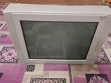 ТВ и видео: Телевизор кинескопный Thomson (Trinitron), серебристый корпус — 2