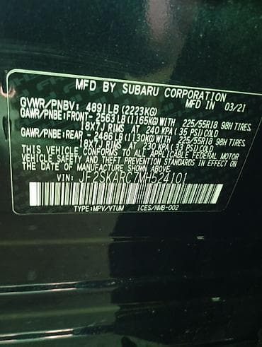 jazz 2010: Subaru Forester: 2021 г., 2.5 л, Вариатор, Бензин, Кроссовер — 9