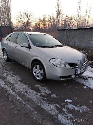 бишкек арзан машина: Nissan Primera: 2002 г., 1.8 л, Механика, Бензин, Хэтчбэк — 3