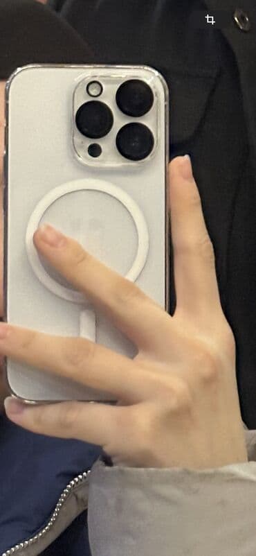 чехоы: IPhone 14 Pro, Б/у, 256 ГБ, Matte Silver, Чехол, Кабель, Защитное стекло, 81 % — 1