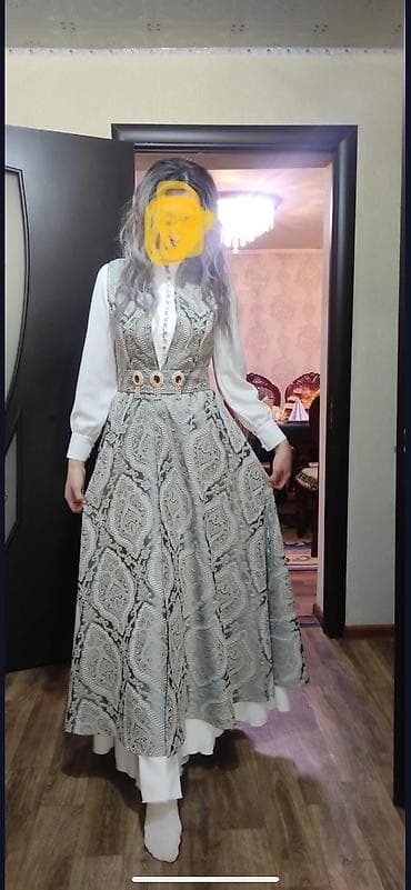 second hend: Вечернее платье, Длинная модель, M — 1