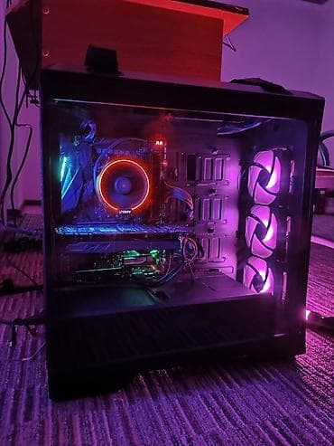 корпус 6300: Компьютер, ядер - 8, ОЗУ 32 ГБ, Игровой, Новый, AMD Ryzen 7, NVIDIA GeForce GTX 1070, HDD + SSD — 3