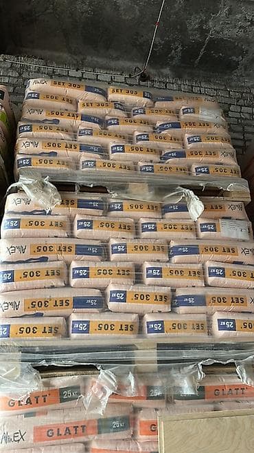 Клей для плитки AlinEX SET 305, фасовка по 25 кг. - Назначение at lalafo.kg Клей для плитки AlinEX SET 305, фасовка по 25 кг. - Назначение