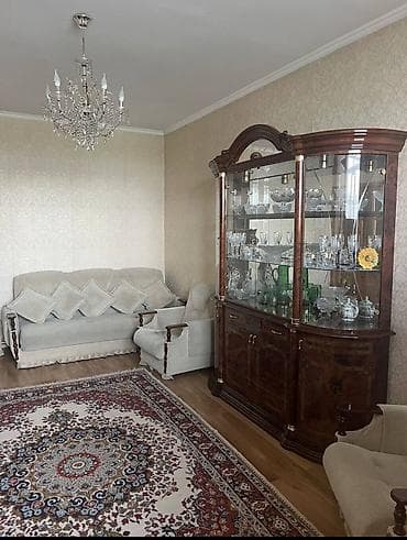 70 сом: 4 бөлмө, 71 м², 7-мкр 105-серия, 6 кабат, Евро оңдоо — 7